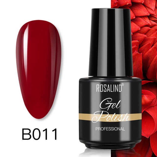 ROSALIND Varnishes Hybrid Gel Nail Polish 7ML Semi Permanent Gel Polish Soak Off UV Nail Gel For Nail Art Beauty Gel Lacquer