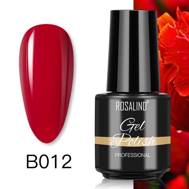 ROSALIND Varnishes Hybrid Gel Nail Polish 7ML Semi Permanent Gel Polish Soak Off UV Nail Gel For Nail Art Beauty Gel Lacquer