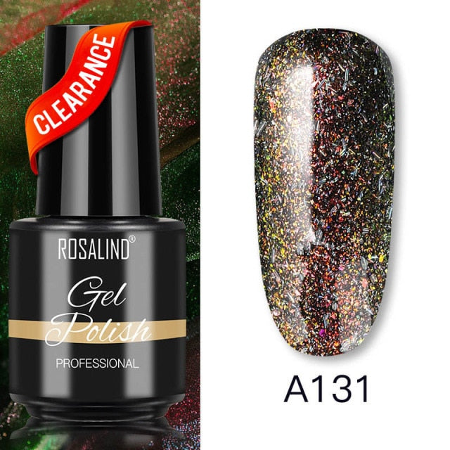 ROSALIND Varnishes Hybrid Gel Nail Polish 7ML Semi Permanent Gel Polish Soak Off UV Nail Gel For Nail Art Beauty Gel Lacquer