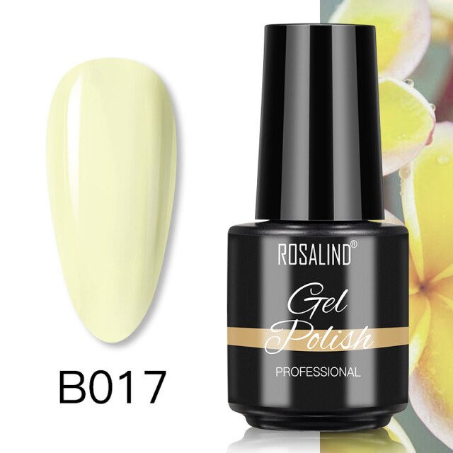 ROSALIND Varnishes Hybrid Gel Nail Polish 7ML Semi Permanent Gel Polish Soak Off UV Nail Gel For Nail Art Beauty Gel Lacquer