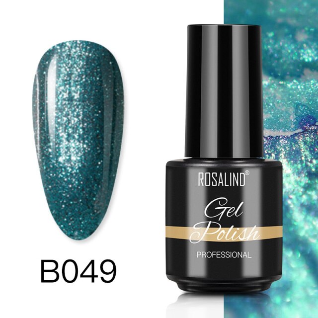 ROSALIND Varnishes Hybrid Gel Nail Polish 7ML Semi Permanent Gel Polish Soak Off UV Nail Gel For Nail Art Beauty Gel Lacquer