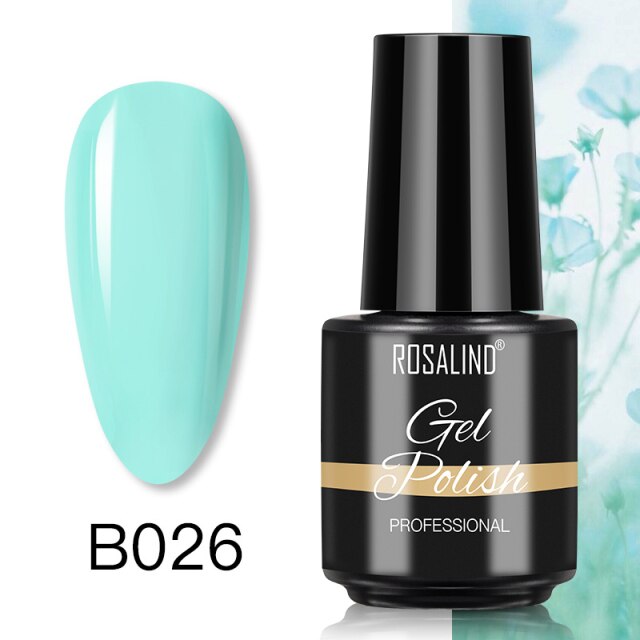 ROSALIND Varnishes Hybrid Gel Nail Polish 7ML Semi Permanent Gel Polish Soak Off UV Nail Gel For Nail Art Beauty Gel Lacquer