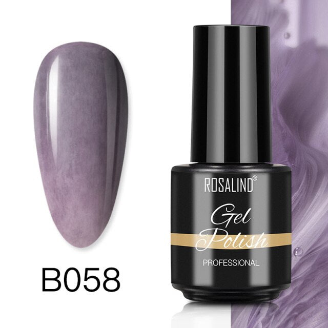 ROSALIND Varnishes Hybrid Gel Nail Polish 7ML Semi Permanent Gel Polish Soak Off UV Nail Gel For Nail Art Beauty Gel Lacquer