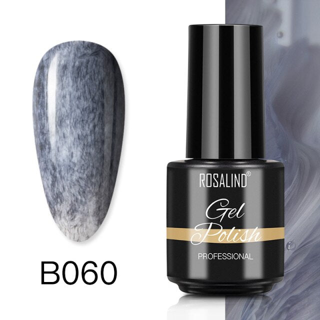 ROSALIND Varnishes Hybrid Gel Nail Polish 7ML Semi Permanent Gel Polish Soak Off UV Nail Gel For Nail Art Beauty Gel Lacquer