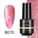 ROSALIND Varnishes Hybrid Gel Nail Polish 7ML Semi Permanent Gel Polish Soak Off UV Nail Gel For Nail Art Beauty Gel Lacquer
