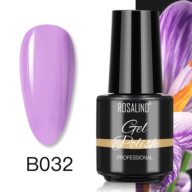 ROSALIND Varnishes Hybrid Gel Nail Polish 7ML Semi Permanent Gel Polish Soak Off UV Nail Gel For Nail Art Beauty Gel Lacquer