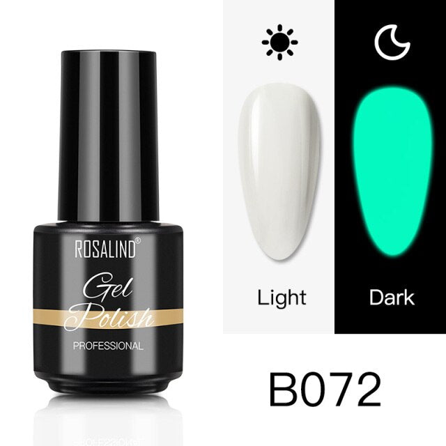 ROSALIND Varnishes Hybrid Gel Nail Polish 7ML Semi Permanent Gel Polish Soak Off UV Nail Gel For Nail Art Beauty Gel Lacquer