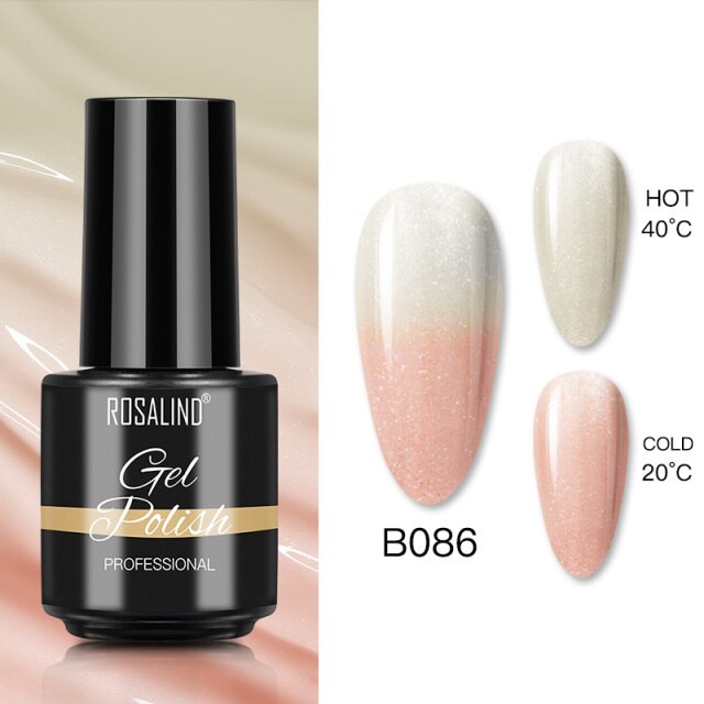 ROSALIND Varnishes Hybrid Gel Nail Polish 7ML Semi Permanent Gel Polish Soak Off UV Nail Gel For Nail Art Beauty Gel Lacquer