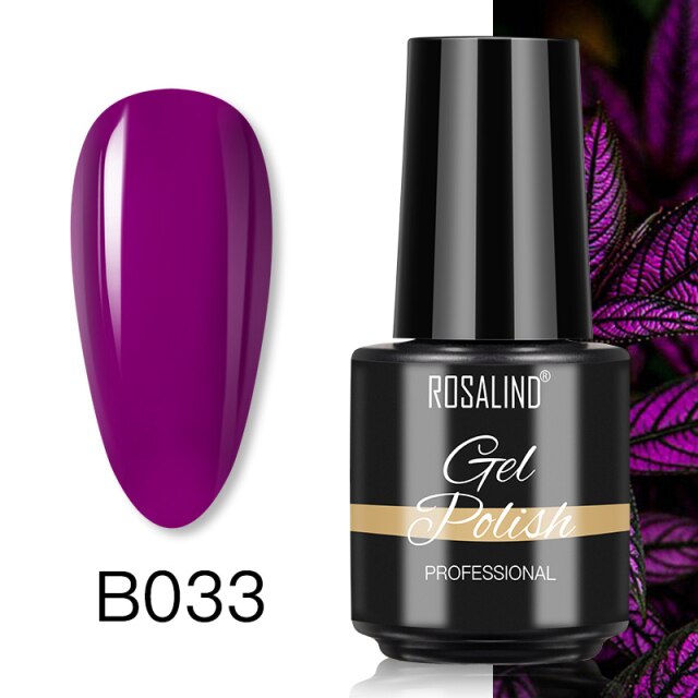 ROSALIND Varnishes Hybrid Gel Nail Polish 7ML Semi Permanent Gel Polish Soak Off UV Nail Gel For Nail Art Beauty Gel Lacquer
