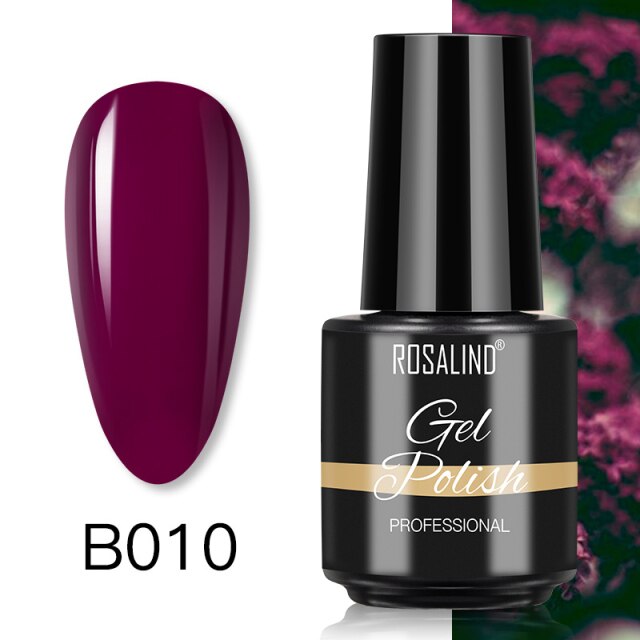 ROSALIND Varnishes Hybrid Gel Nail Polish 7ML Semi Permanent Gel Polish Soak Off UV Nail Gel For Nail Art Beauty Gel Lacquer