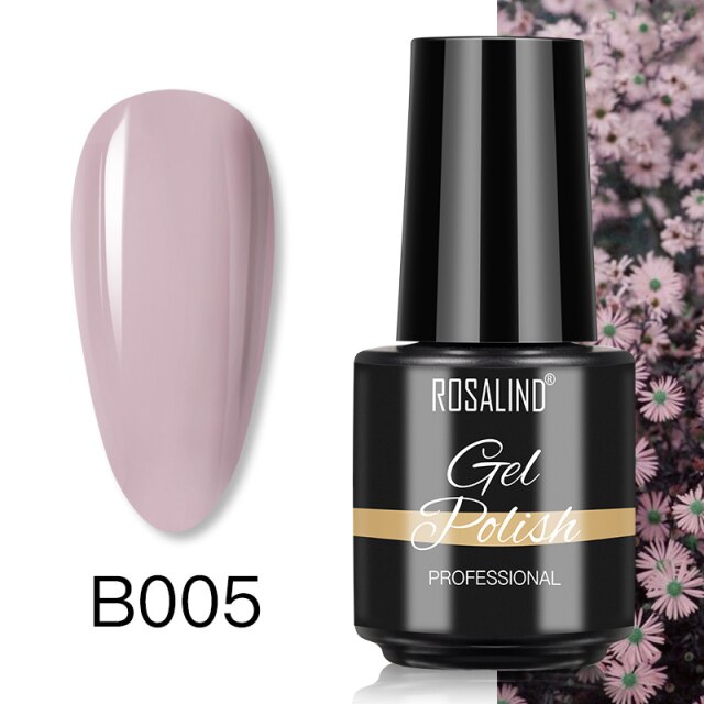 ROSALIND Varnishes Hybrid Gel Nail Polish 7ML Semi Permanent Gel Polish Soak Off UV Nail Gel For Nail Art Beauty Gel Lacquer