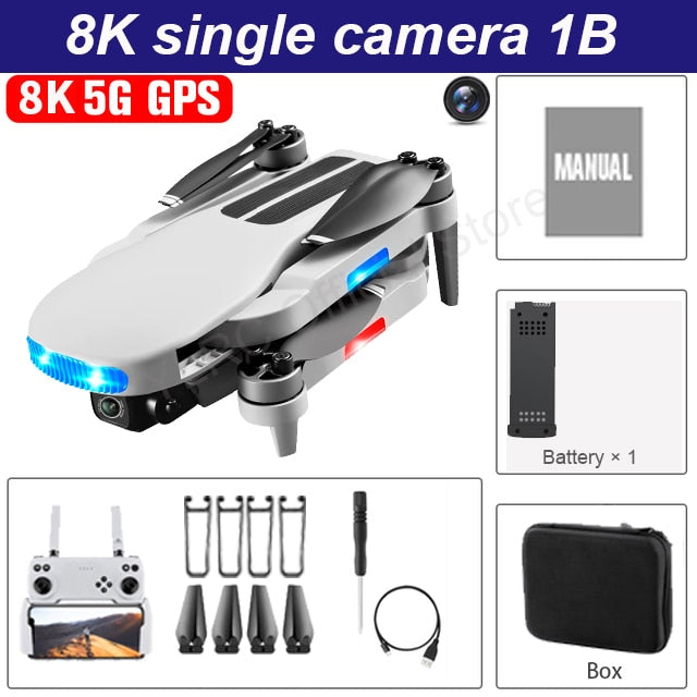 New LU3 MAX GPS  Drone 8K Hd Dual Camera Profesional Helicopter FPV Dron Foldable Rc Quadcopter 5G Wifi Brushless Motor Drones