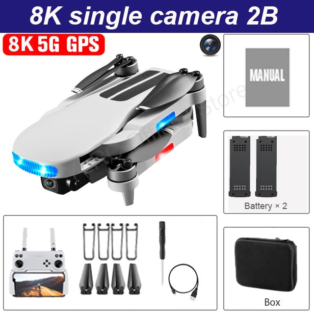 New LU3 MAX GPS  Drone 8K Hd Dual Camera Profesional Helicopter FPV Dron Foldable Rc Quadcopter 5G Wifi Brushless Motor Drones