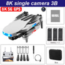 New LU3 MAX GPS  Drone 8K Hd Dual Camera Profesional Helicopter FPV Dron Foldable Rc Quadcopter 5G Wifi Brushless Motor Drones