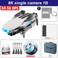 New LU3 MAX GPS  Drone 8K Hd Dual Camera Profesional Helicopter FPV Dron Foldable Rc Quadcopter 5G Wifi Brushless Motor Drones