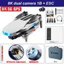 New LU3 MAX GPS  Drone 8K Hd Dual Camera Profesional Helicopter FPV Dron Foldable Rc Quadcopter 5G Wifi Brushless Motor Drones