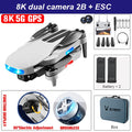 New LU3 MAX GPS  Drone 8K Hd Dual Camera Profesional Helicopter FPV Dron Foldable Rc Quadcopter 5G Wifi Brushless Motor Drones