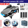 New LU3 MAX GPS  Drone 8K Hd Dual Camera Profesional Helicopter FPV Dron Foldable Rc Quadcopter 5G Wifi Brushless Motor Drones