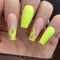 24pcs/set Long Stiletto Fake Nails Punk Snake Pattern Black White Matte False Nails Artificial Full Nail Tips Manicure Tools