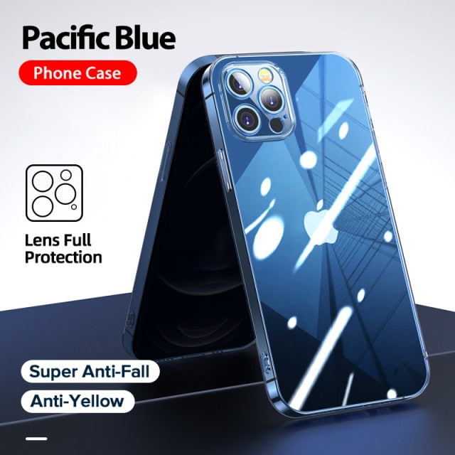 Joyroom Luxury Case For iPhone 13 12 Pro Max TPU+PC Shockproof Phone Cases Full Lens Protection Cover For iPhone 13 Pro Max Case