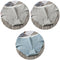 3Pcs Women's Underwear Cotton Seamless Stripes Panties Soild Color Skin- friendly Lingerie Woman Panty Low Waist M-XL Plus Size