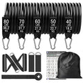 300lb Fitness Booty Resistance Elastic Band Workout for Training Home Exercise Sport Gym Dumbbell Harness Set Expander Equipment