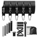 300lb Fitness Booty Resistance Elastic Band Workout for Training Home Exercise Sport Gym Dumbbell Harness Set Expander Equipment