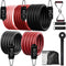 300lb Fitness Booty Resistance Elastic Band Workout for Training Home Exercise Sport Gym Dumbbell Harness Set Expander Equipment