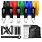 300lb Fitness Booty Resistance Elastic Band Workout for Training Home Exercise Sport Gym Dumbbell Harness Set Expander Equipment