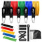 300lb Fitness Booty Resistance Elastic Band Workout for Training Home Exercise Sport Gym Dumbbell Harness Set Expander Equipment