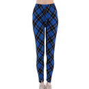 YSDNCHI Black White Pants Striped Elastic Trousers Print Fitness Leggings For Women Sporting Workout Leggins