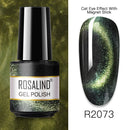 ROSALIND 7ML Vernis Semi Permanent Gel Nail Polish For Nail Soak Off Gel Varnish Design Nail Art Plastic Bottle Gel Polish