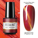 ROSALIND 7ML Vernis Semi Permanent Gel Nail Polish For Nail Soak Off Gel Varnish Design Nail Art Plastic Bottle Gel Polish