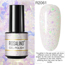 ROSALIND 7ML Vernis Semi Permanent Gel Nail Polish For Nail Soak Off Gel Varnish Design Nail Art Plastic Bottle Gel Polish