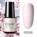 ROSALIND 7ML Vernis Semi Permanent Gel Nail Polish For Nail Soak Off Gel Varnish Design Nail Art Plastic Bottle Gel Polish