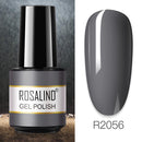 ROSALIND 7ML Vernis Semi Permanent Gel Nail Polish For Nail Soak Off Gel Varnish Design Nail Art Plastic Bottle Gel Polish