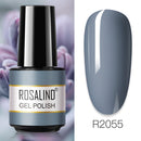 ROSALIND 7ML Vernis Semi Permanent Gel Nail Polish For Nail Soak Off Gel Varnish Design Nail Art Plastic Bottle Gel Polish