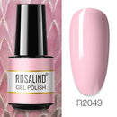 ROSALIND 7ML Vernis Semi Permanent Gel Nail Polish For Nail Soak Off Gel Varnish Design Nail Art Plastic Bottle Gel Polish