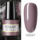 ROSALIND 7ML Vernis Semi Permanent Gel Nail Polish For Nail Soak Off Gel Varnish Design Nail Art Plastic Bottle Gel Polish