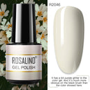ROSALIND 7ML Vernis Semi Permanent Gel Nail Polish For Nail Soak Off Gel Varnish Design Nail Art Plastic Bottle Gel Polish