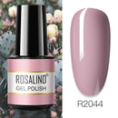 ROSALIND 7ML Vernis Semi Permanent Gel Nail Polish For Nail Soak Off Gel Varnish Design Nail Art Plastic Bottle Gel Polish