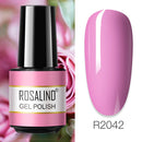 ROSALIND 7ML Vernis Semi Permanent Gel Nail Polish For Nail Soak Off Gel Varnish Design Nail Art Plastic Bottle Gel Polish