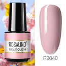 ROSALIND 7ML Vernis Semi Permanent Gel Nail Polish For Nail Soak Off Gel Varnish Design Nail Art Plastic Bottle Gel Polish