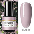 ROSALIND 7ML Vernis Semi Permanent Gel Nail Polish For Nail Soak Off Gel Varnish Design Nail Art Plastic Bottle Gel Polish