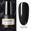 ROSALIND 7ML Vernis Semi Permanent Gel Nail Polish For Nail Soak Off Gel Varnish Design Nail Art Plastic Bottle Gel Polish