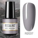 ROSALIND 7ML Vernis Semi Permanent Gel Nail Polish For Nail Soak Off Gel Varnish Design Nail Art Plastic Bottle Gel Polish