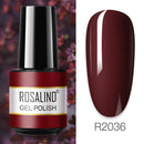 ROSALIND 7ML Vernis Semi Permanent Gel Nail Polish For Nail Soak Off Gel Varnish Design Nail Art Plastic Bottle Gel Polish