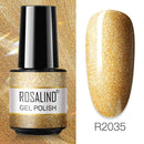 ROSALIND 7ML Vernis Semi Permanent Gel Nail Polish For Nail Soak Off Gel Varnish Design Nail Art Plastic Bottle Gel Polish