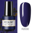 ROSALIND 7ML Vernis Semi Permanent Gel Nail Polish For Nail Soak Off Gel Varnish Design Nail Art Plastic Bottle Gel Polish