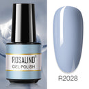 ROSALIND 7ML Vernis Semi Permanent Gel Nail Polish For Nail Soak Off Gel Varnish Design Nail Art Plastic Bottle Gel Polish